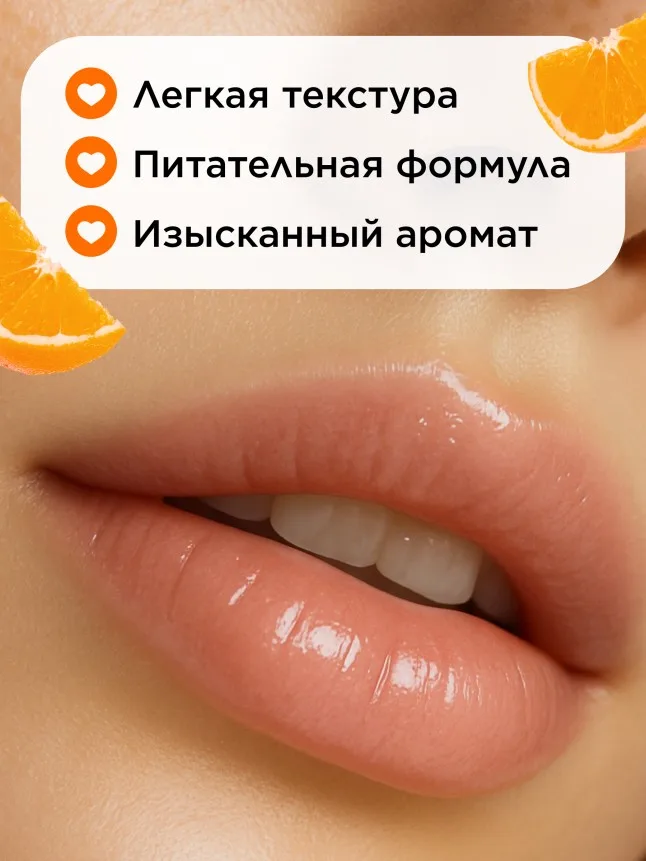 Бальзам для губ «Апельсиновая меренга» Beauty Cafe