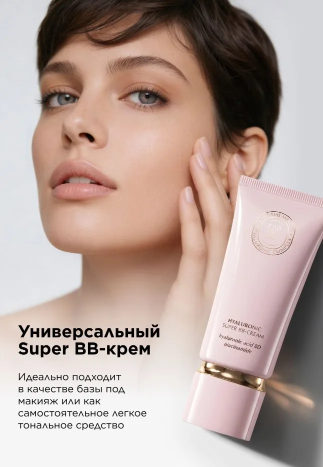 Ультраувлажняющий SUPER BB-крем для лица Hyaluronic Makeup