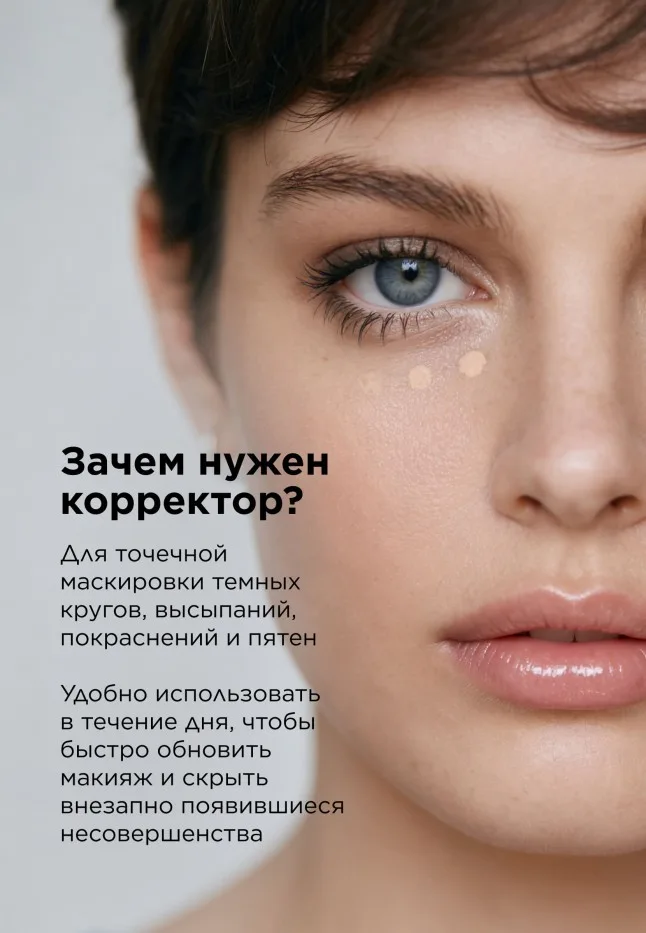 Гиалуроновый корректор для лица с экстрактом персика Hyaluronic Makeup, тон универсальный персиковый