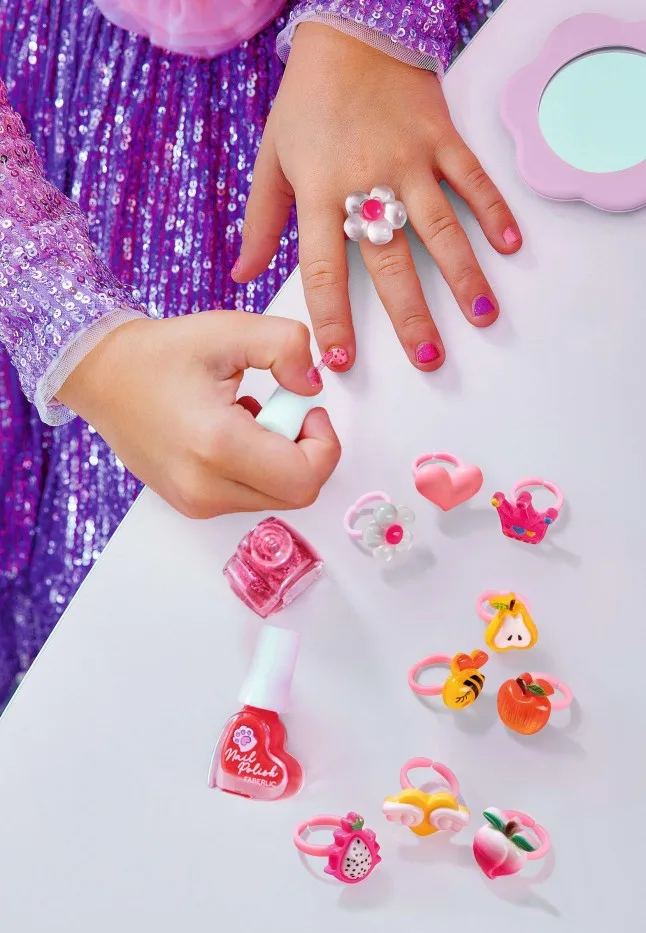 Набор детских колечек Glam Kitty «Фруктовый сад»