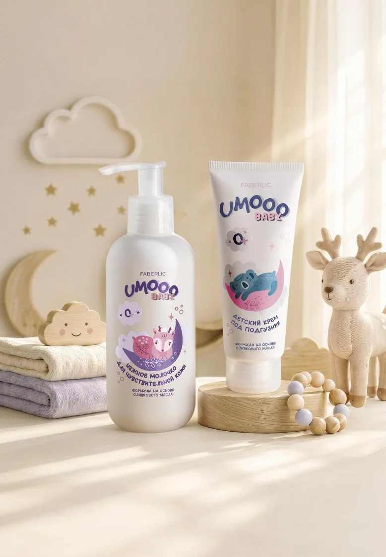 Детский крем под подгузник Umooo 0+