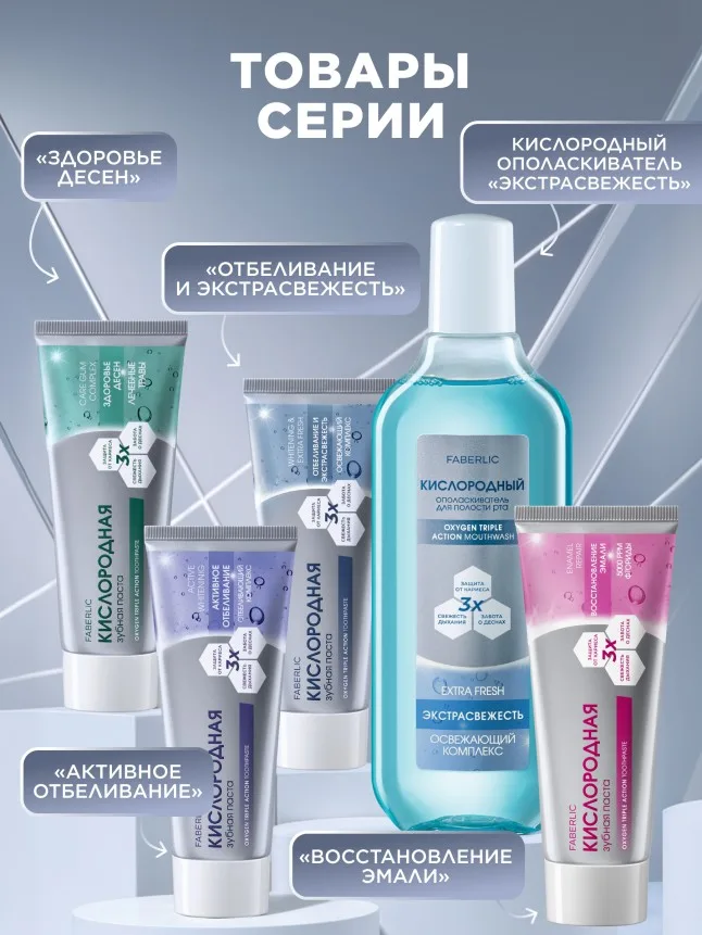 Кислородная зубная паста «Здоровье десен»