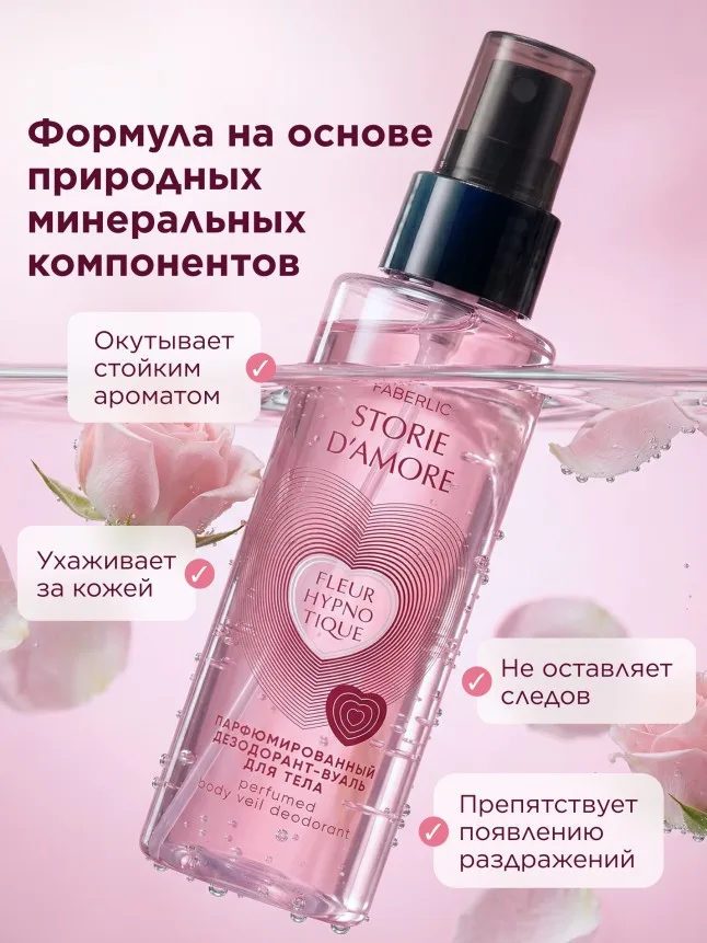 Парфюмированный дезодорант-вуаль для тела Fleur Hypnotique