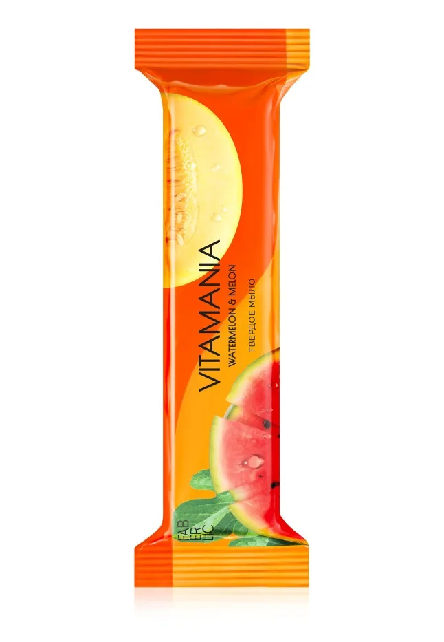 Твердое мыло в наборе "Арбуз и дыня" Vitamania