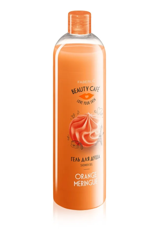 Гель для душа «Апельсиновая меренга» Beauty Cafe