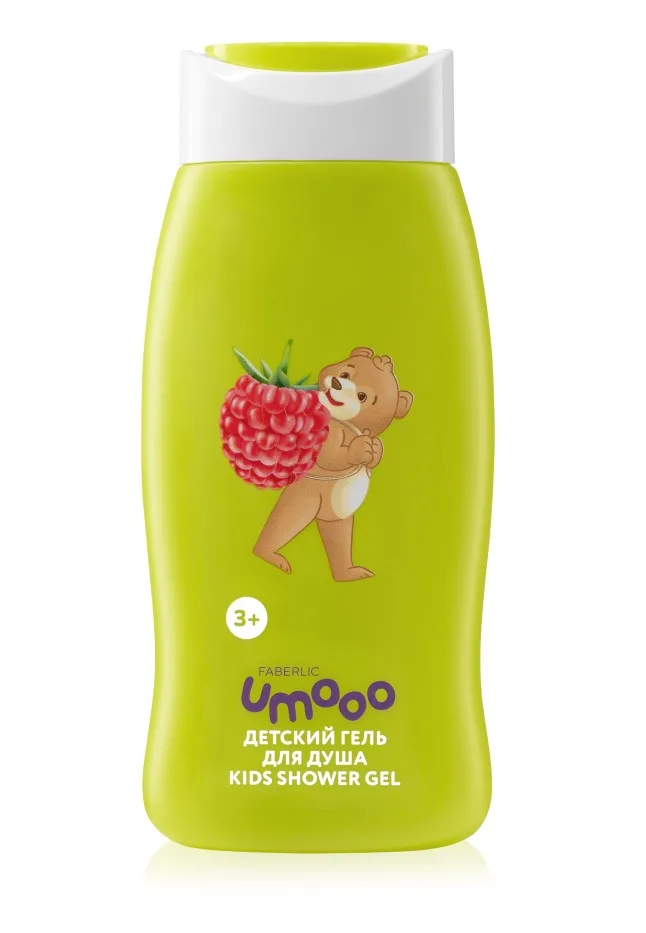 Детский гель для душа «Малиновый мишка» Umooo 3+