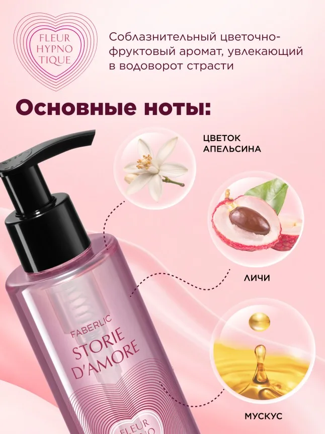 Парфюмированный гель для интимной гигиены Fleur Hypnotique