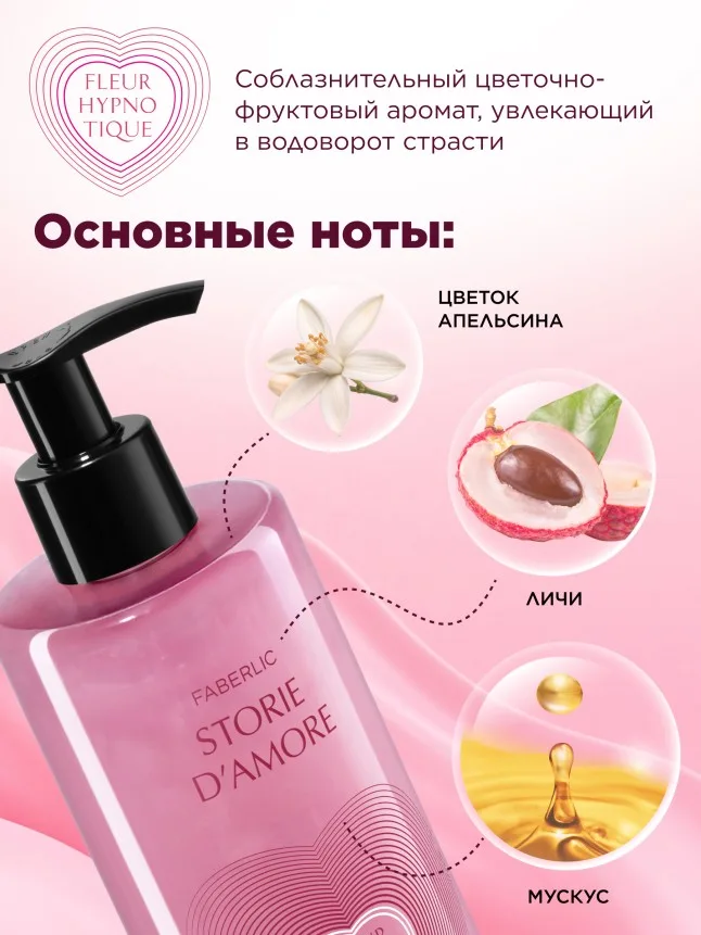 Парфюмированный гель для душа Fleur Hypnotique