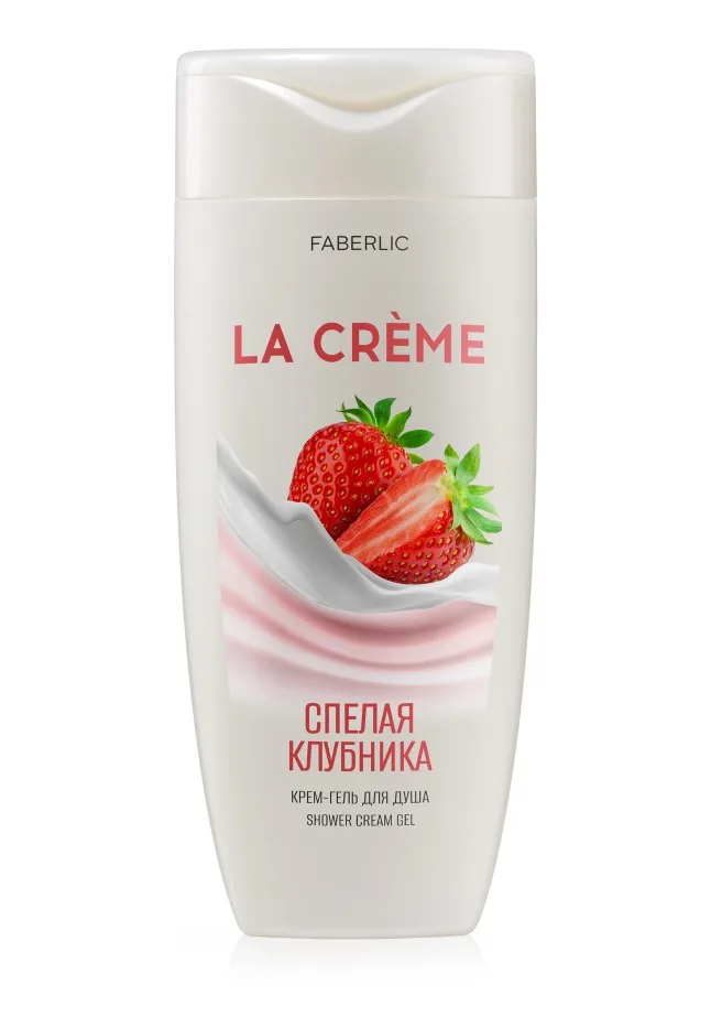 Крем-гель для душа «Спелая клубника» La Crème