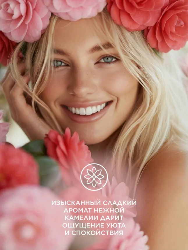 Гель для душа «Камелия» Spring Beauty