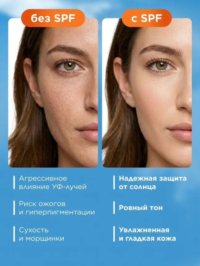 Солнцезащитный крем для лица SPF 50 Leto