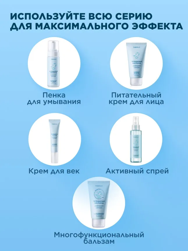 Кислородная пенка для умывания «Легендарный кислород»