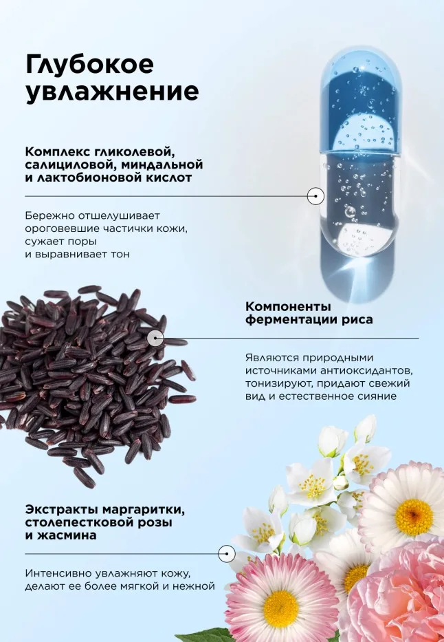 Скатка-концентрат для лица с черным рисом Beauty Lab
