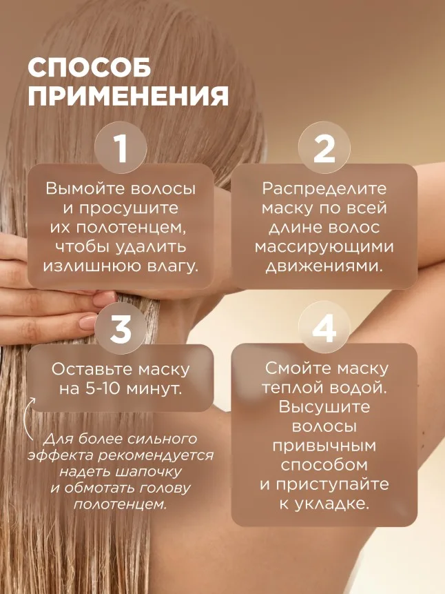 SOS-маска для волос «Заполнение кератином» Salon Care