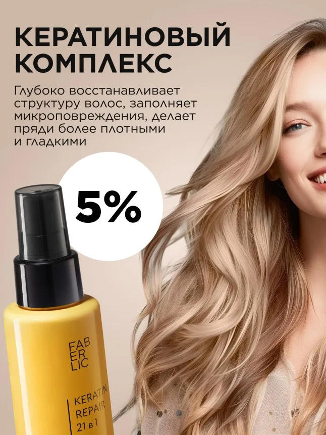 Спрей-термозащита 21 в 1 «Глобальная реконструкция» Expert Hair