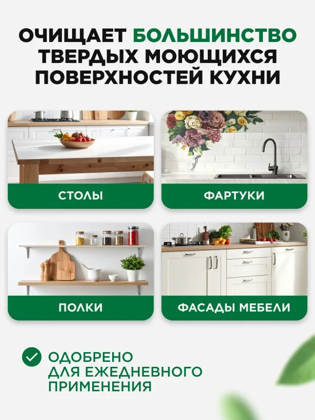 Концентрированное моющее средство «Чистая кухня» Faberlic Home