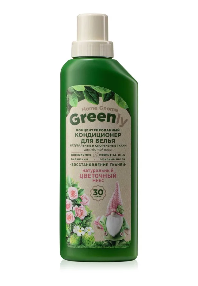 Концентрированный кондиционер для белья «Цветочный микс» Home Gnome Greenly