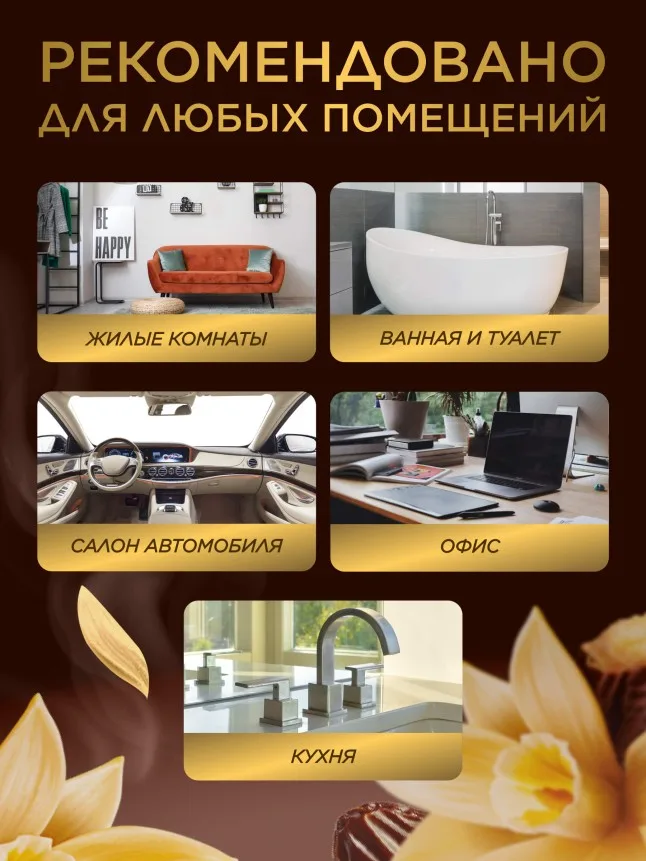 Парфюмированный интерьерный спрей «Тонка и ваниль»