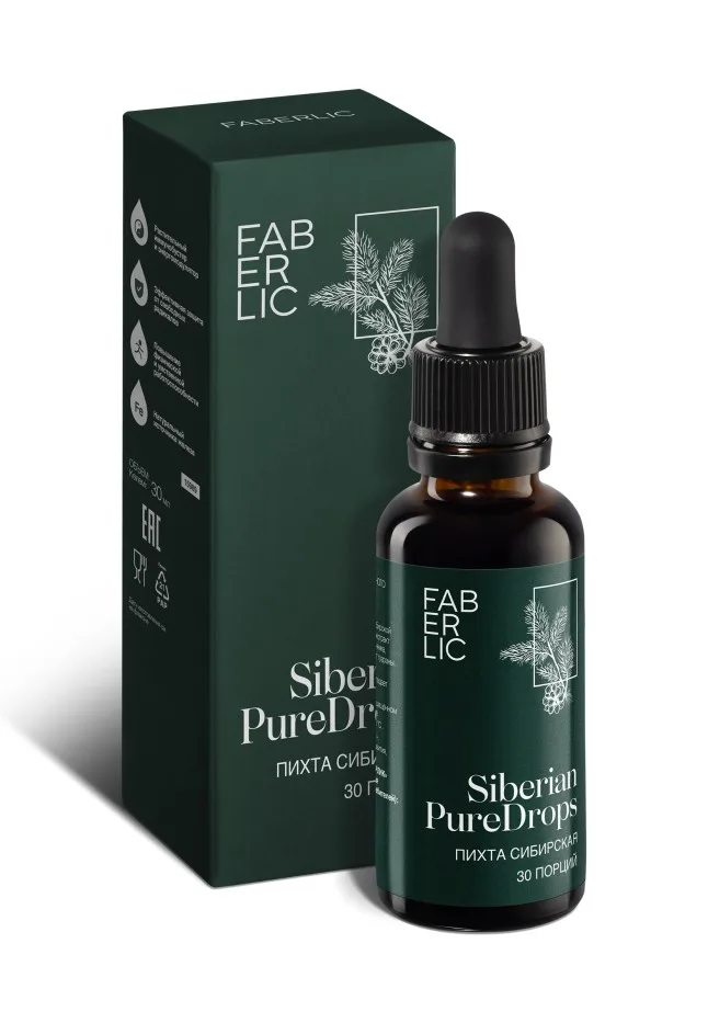 Концентрат пихты сибирской с элеутерококком и лимонником Siberian Pure Drops