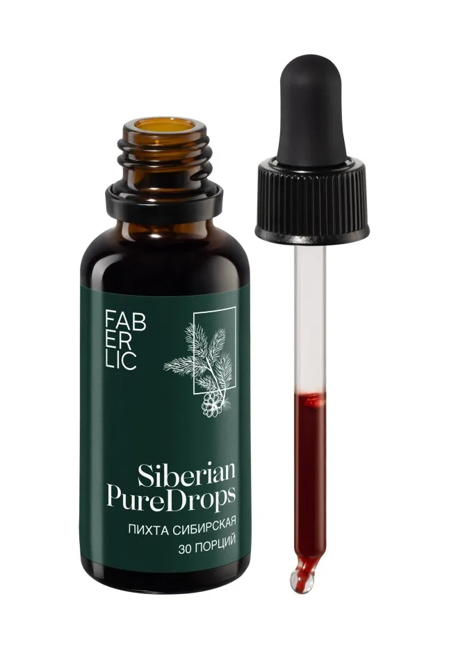 Концентрат пихты сибирской с элеутерококком и лимонником Siberian Pure Drops