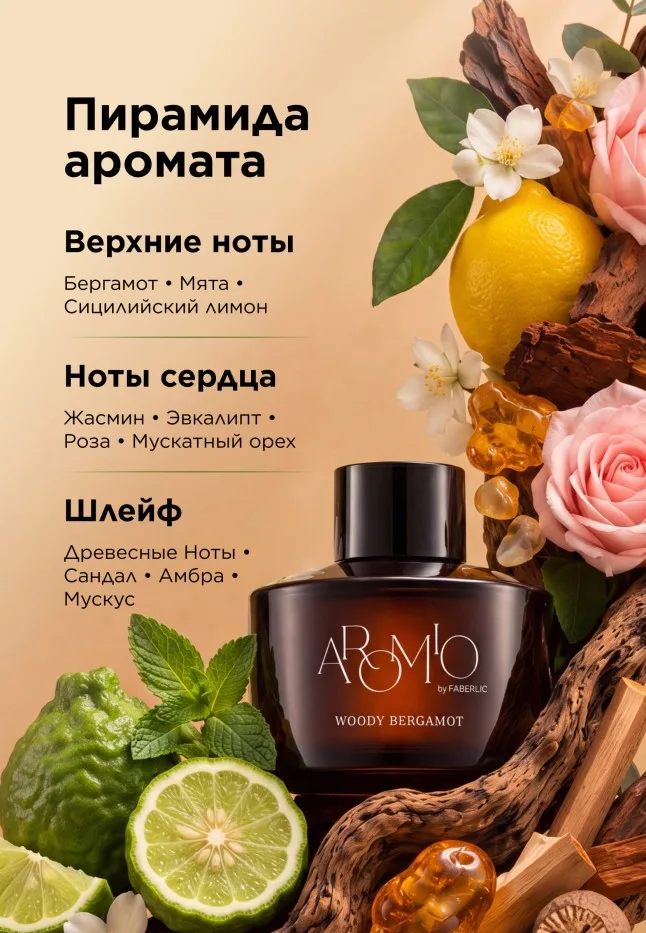 Ароматический диффузор Woody Bergamot