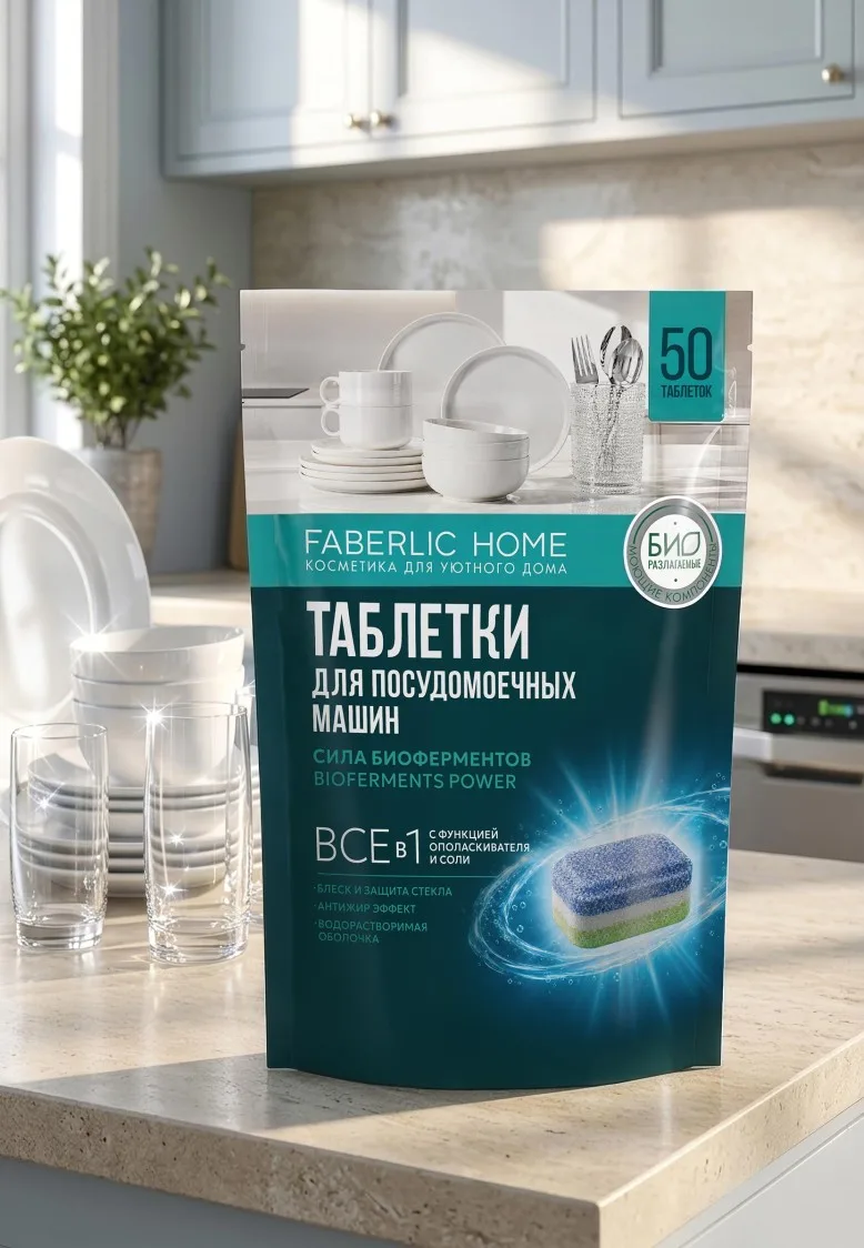 Таблетки для посудомоечных машин «Все в 1»