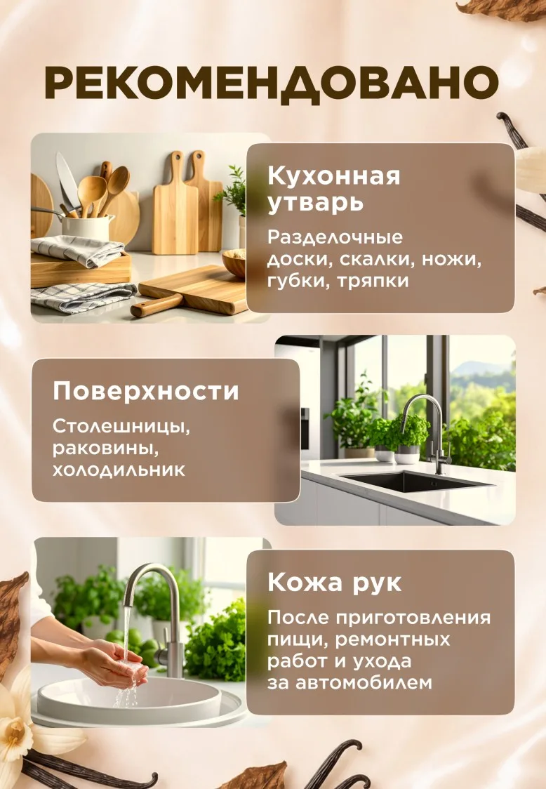 Парфюмированное крем-мыло для кухни «Табак и ваниль» товарного знака Faberlic Home
