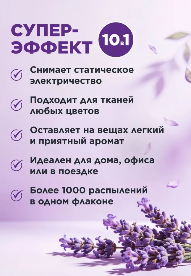 Разглаживающий спрей для одежды и тканей «Жидкий утюг»