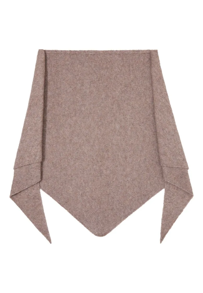 SCF104 Женская косынка, цвет мокко меланж