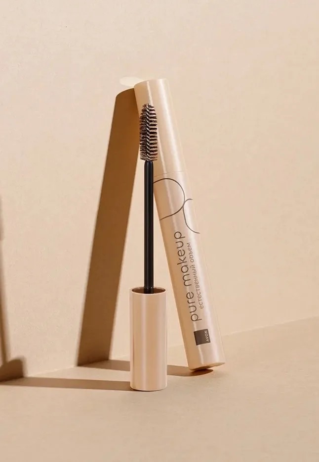 Тушь для ресниц Pure Makeup «Естественный объем», тон черный