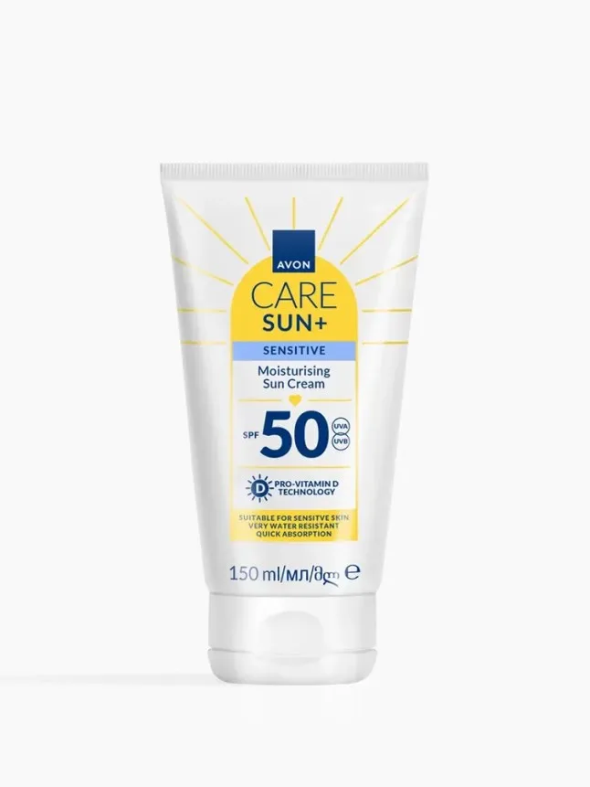 Солнцезащитный крем для лица и тела для чувствительной кожи SPF 50
