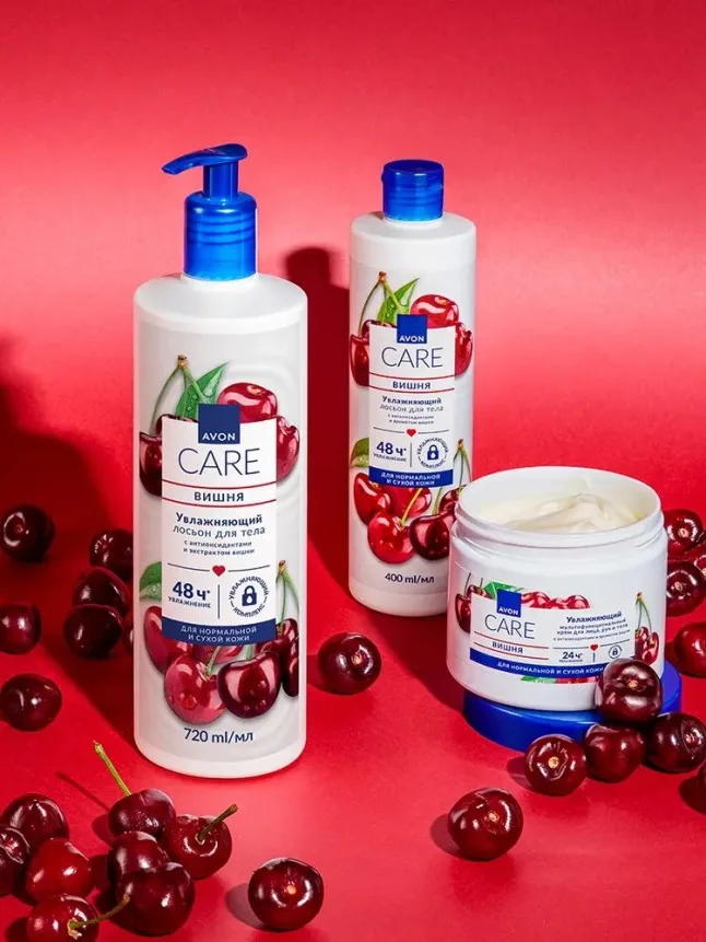 Лосьон для тела с антиоксидантами и ароматом вишни Avon Care, 720 мл