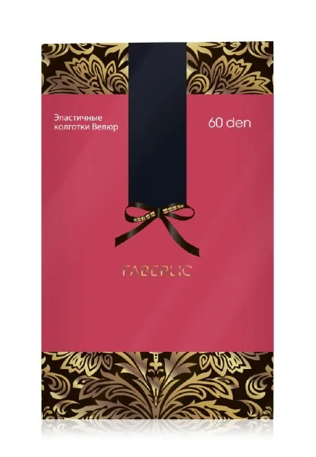 Колготки из микрофибры, плотность 60 den, цвет синий