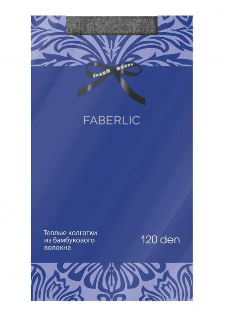 Колготки, плотность 120 den, цвет серый меланж