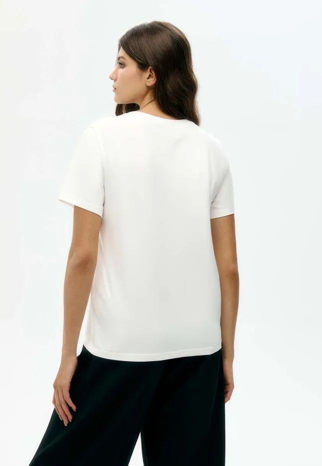 Женская футболка «Цветы», принт «Гербера»
