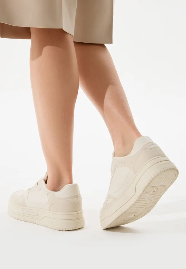 Женские кроссовки Casual, цвет бежевый