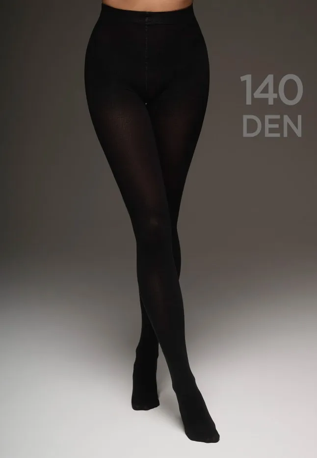 Колготки 140 den, цвет черный