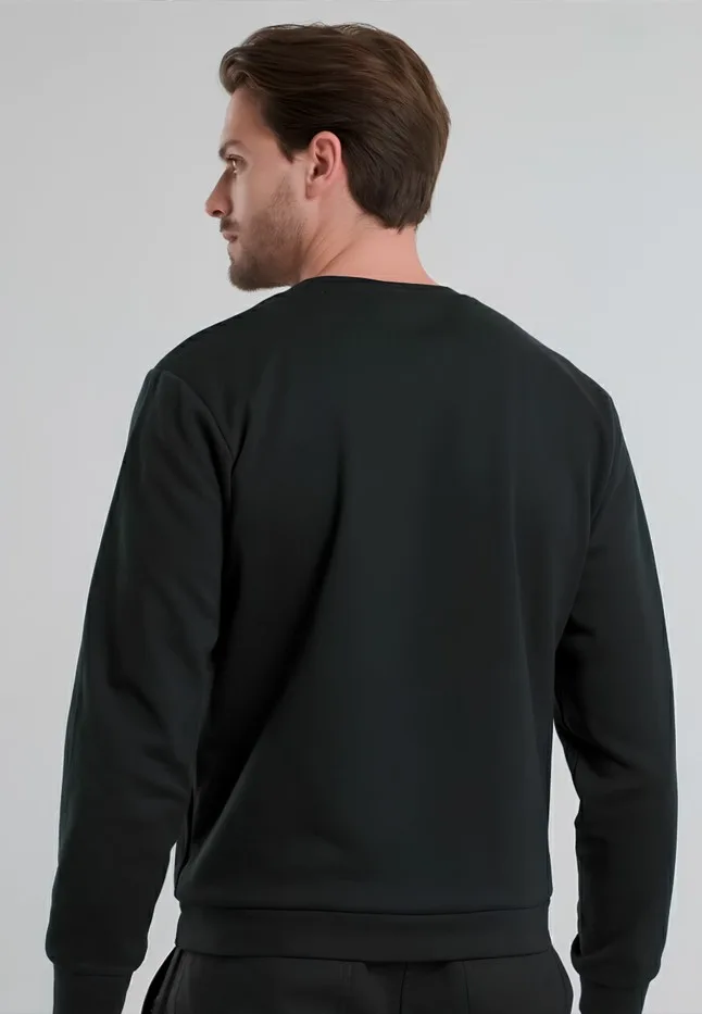 Мужской свитшот с принтом «Perfection», цвет черный