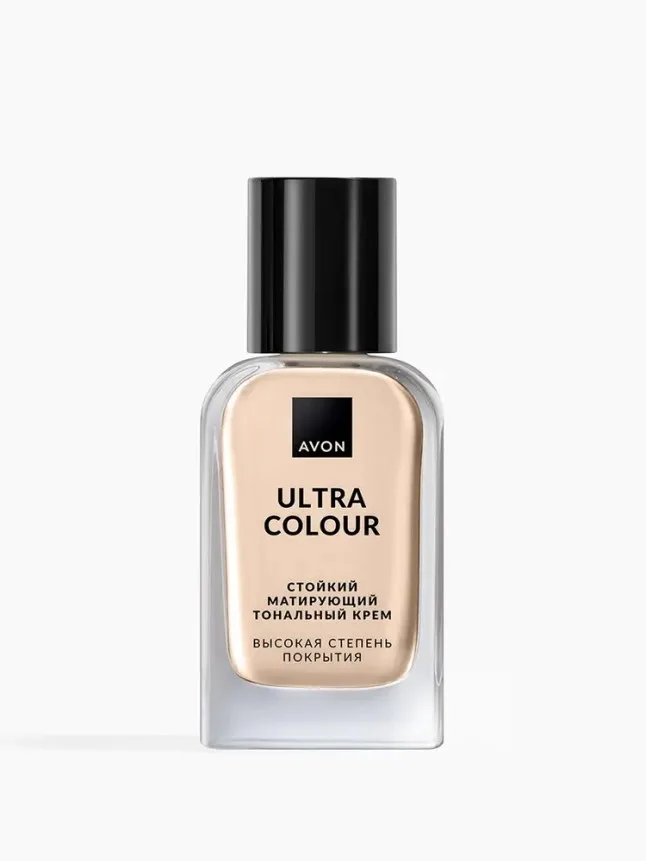 Стойкий матирующий тональный крем Ultra Colour
