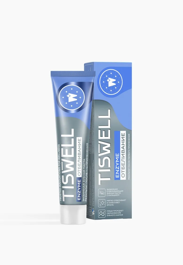 Зубная паста Tiswell ENZYME Отбеливание