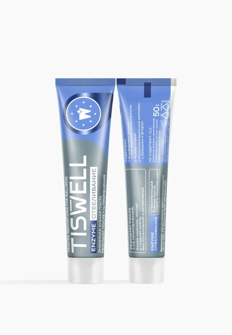 Зубная паста Tiswell ENZYME Отбеливание